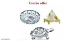 Multicolor glass Vaastu and Feng Shui turtle with pyramid tortoise - enhances positive energy, prosperity, success, career luck